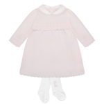 Kristina Pink Knitted Dress with Tights