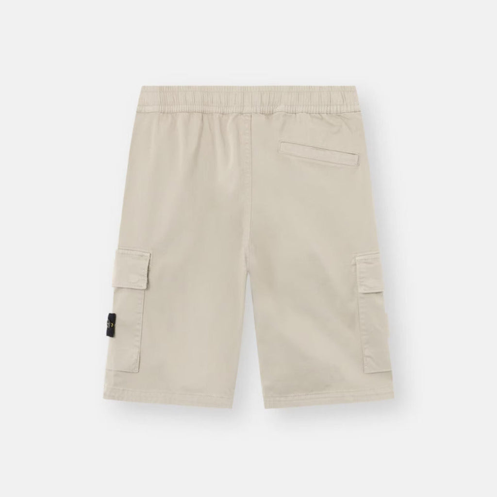 Stone Island Grey Compass Shorts | Casa Childrenswear