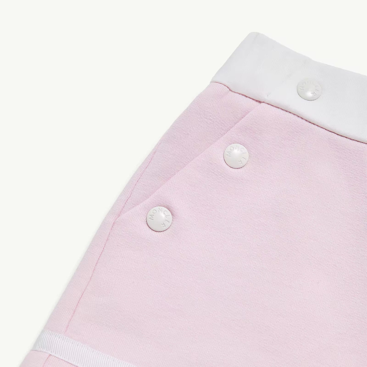 Moncler Enfant Baby Girls Pink Sweat Shorts | Casa Childrenswear