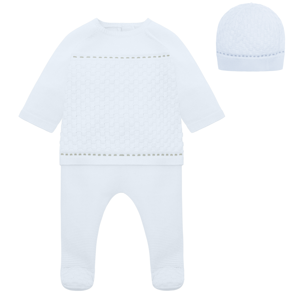 Karl Blue Two Piece Knitted Set