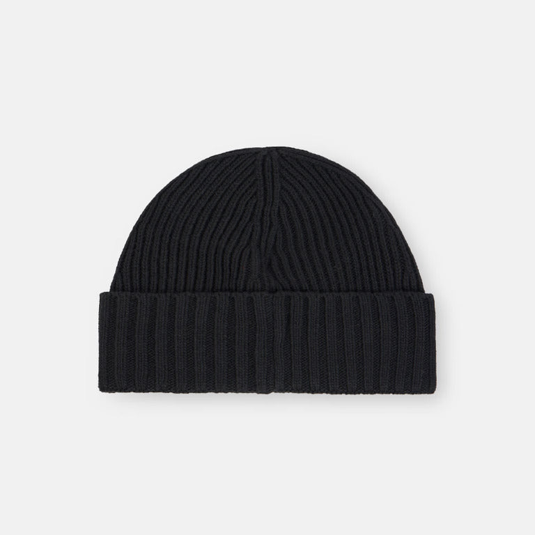 Stone Island Boys Black Compass Beanie | Casa Childrenswear