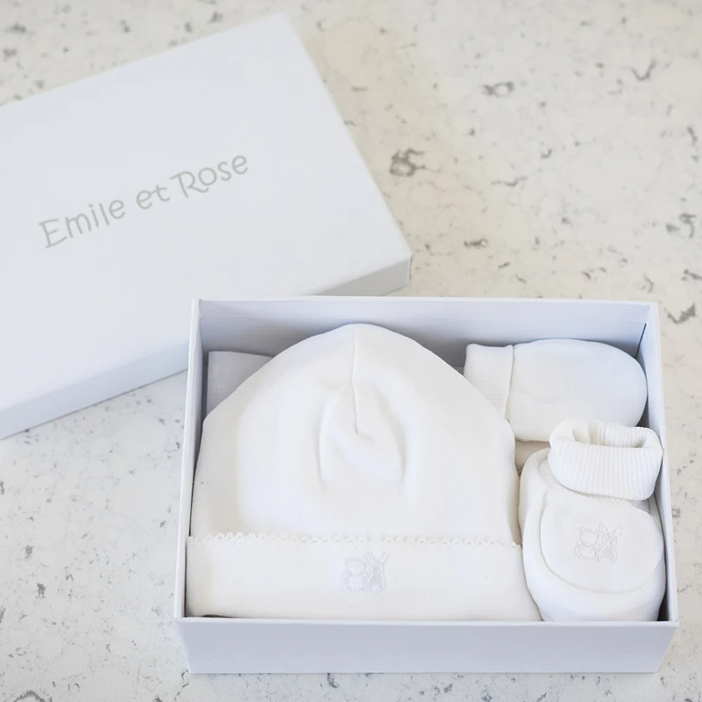 Nox Unisex New Baby Gift Set - White