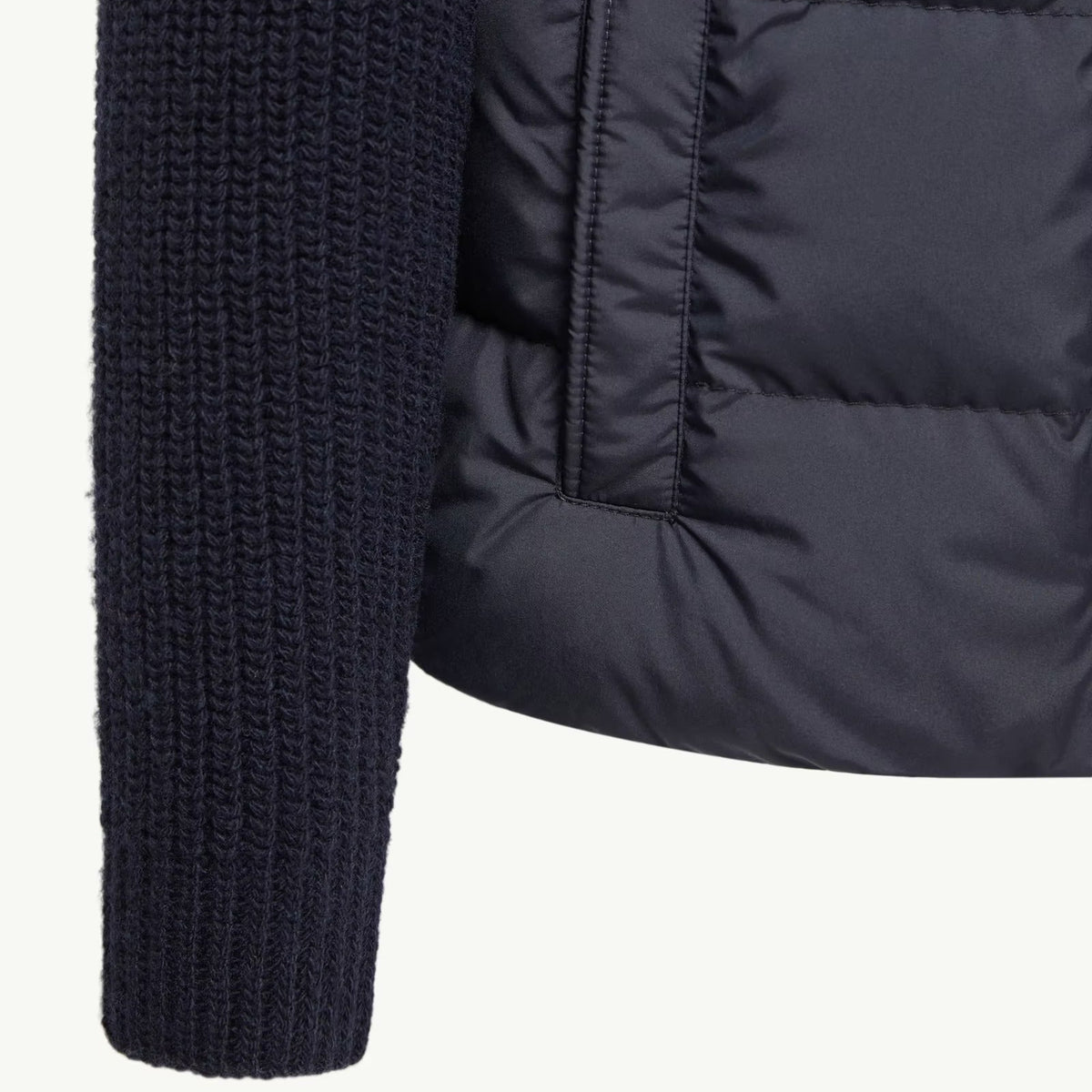 Moncler Enfant Boys Navy Knitted Jacket | Casa Childrenswear