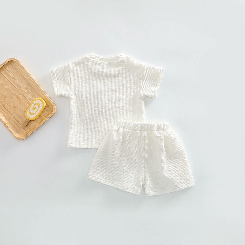 Cozy Crew Club Coloured Bear T-Shirt & Short Set | Casa Childrenswear