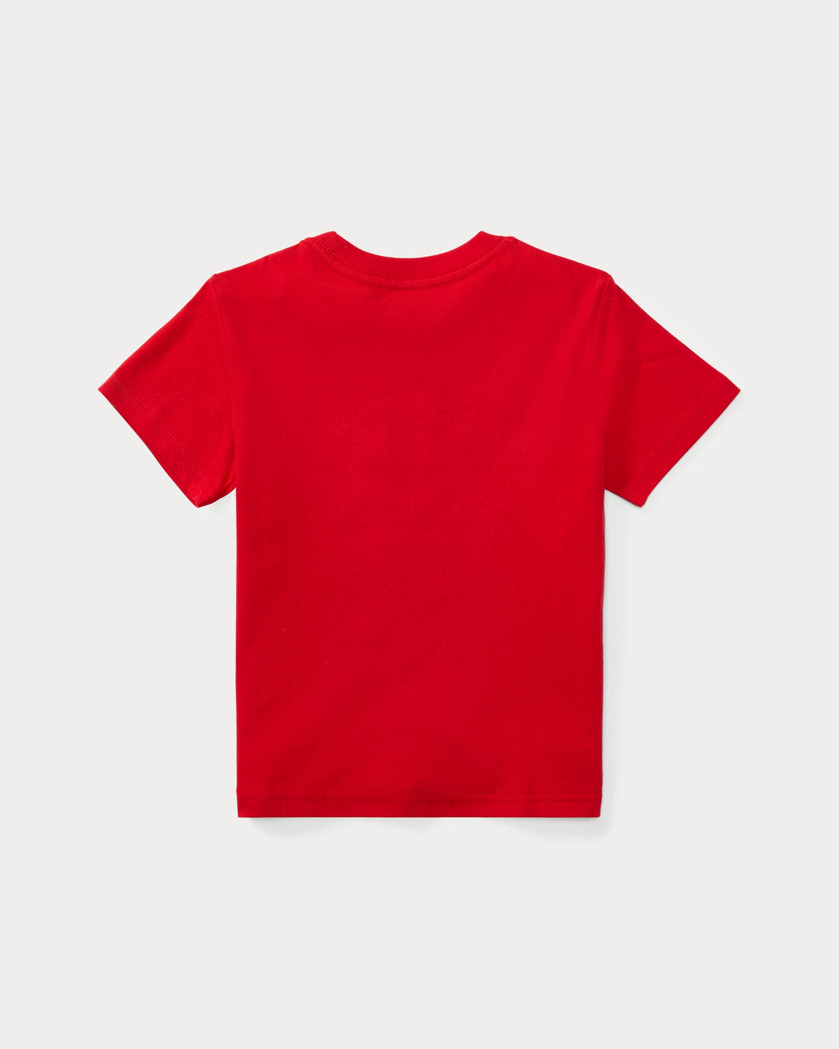 Boys Red Slim Fit Cotton Polo Shirt