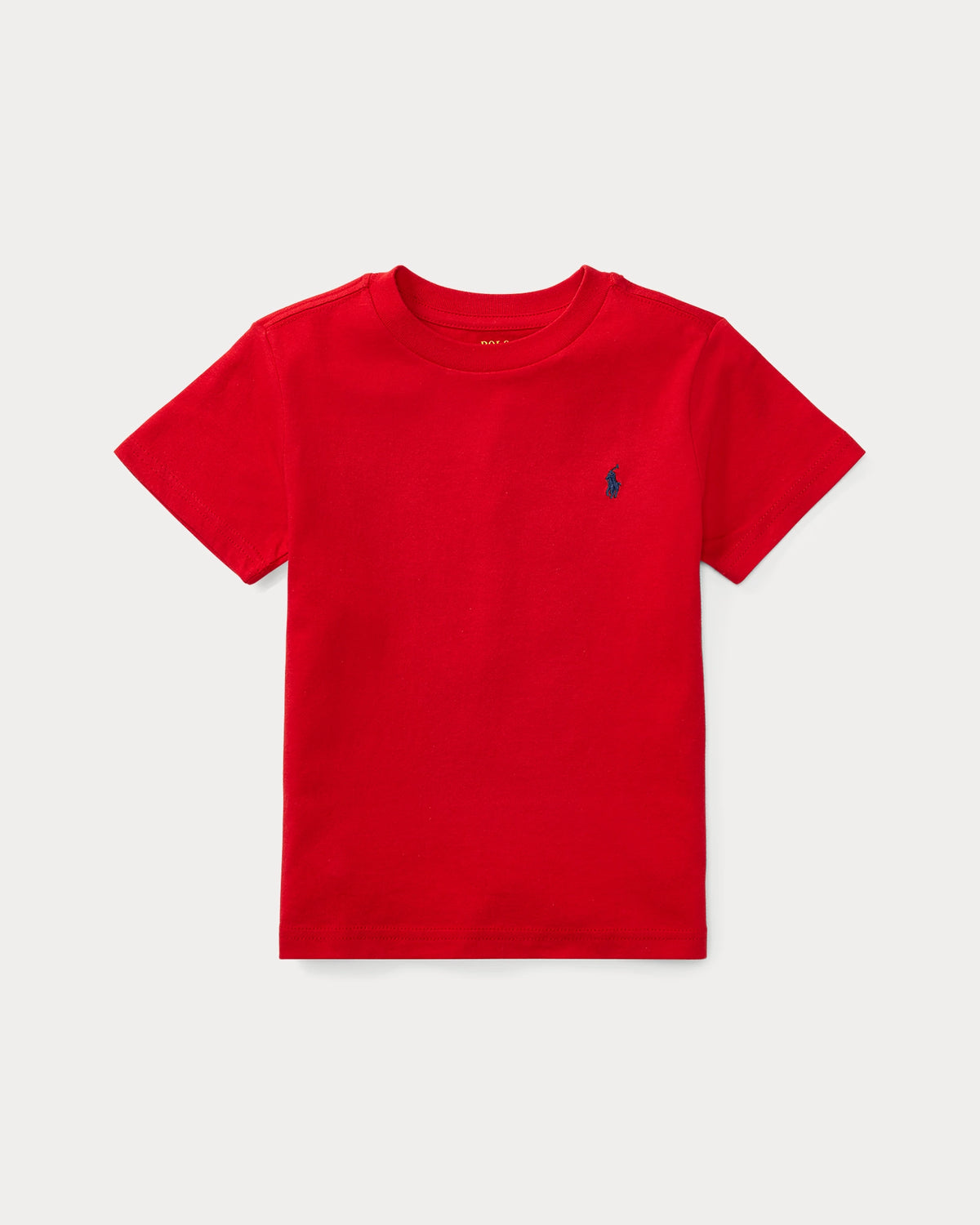 Boys Red Slim Fit Cotton Polo Shirt