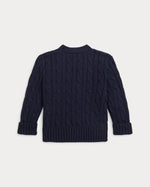Baby Boys Navy Knit Cardigan