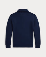 Boys Navy & White Fleece