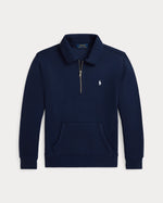 Boys Navy & White Fleece