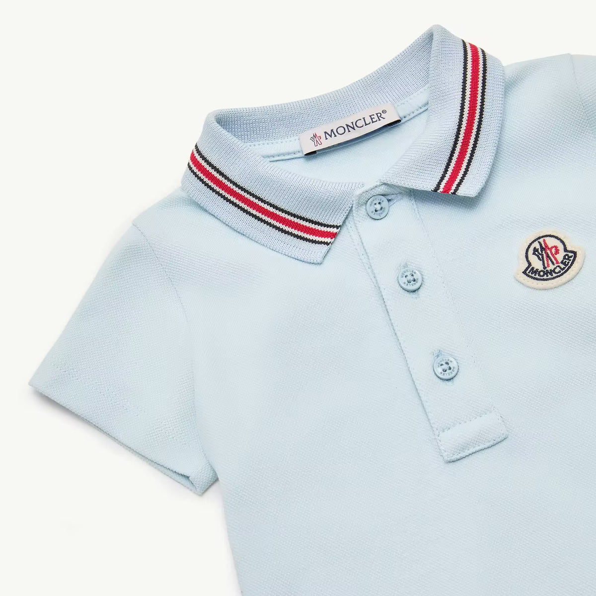 Moncler Enfant Baby Boys Blue Romper | Casa Childrenswear
