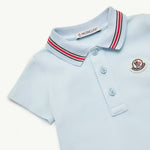 Moncler Enfant Baby Boys Blue Romper | Casa Childrenswear