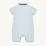 Moncler Enfant Baby Boys Blue Romper | Casa Childrenswear