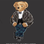 Ralph Lauren Boys Black Bear T-Shirt - back view