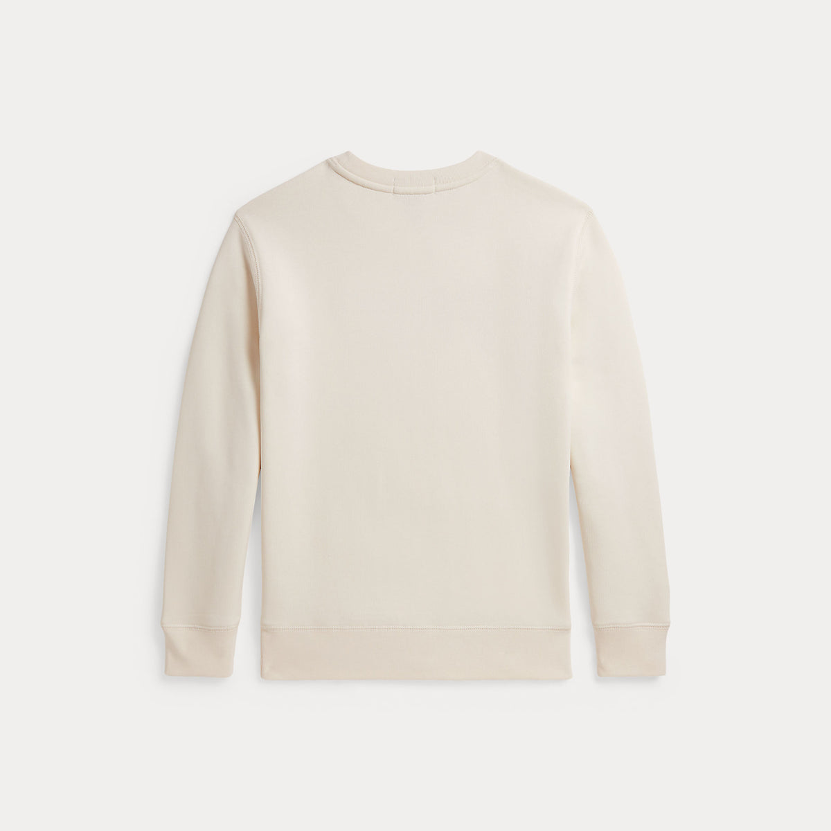 Ralph Lauren Boys Cream Polo Graphic Jumper - back view
