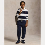 Ralph Lauren Boys Navy Joggers | Casa Childrenswear