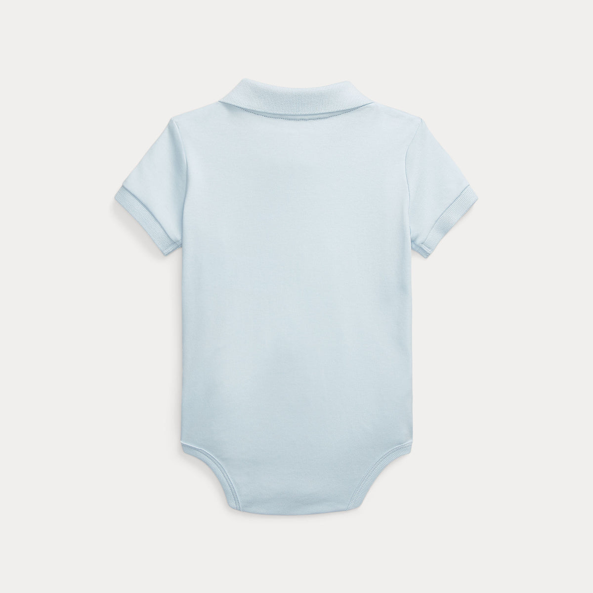 Ralph Lauren Baby Boys Blue Short Sleeve Romper | Casa Childrenswear