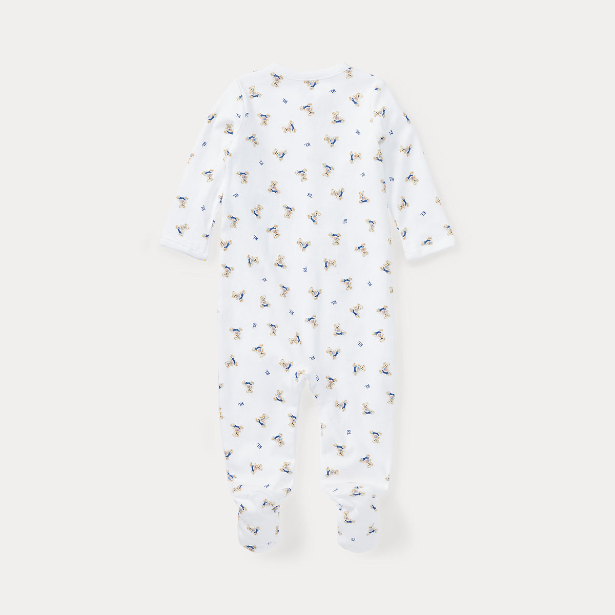 Ralph Lauren Baby Boys All Over Bear Babygrow | Casa Childrenswear