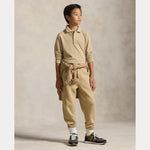 Ralph Lauren Boys Khaki Joggers | Casa Childrenswear