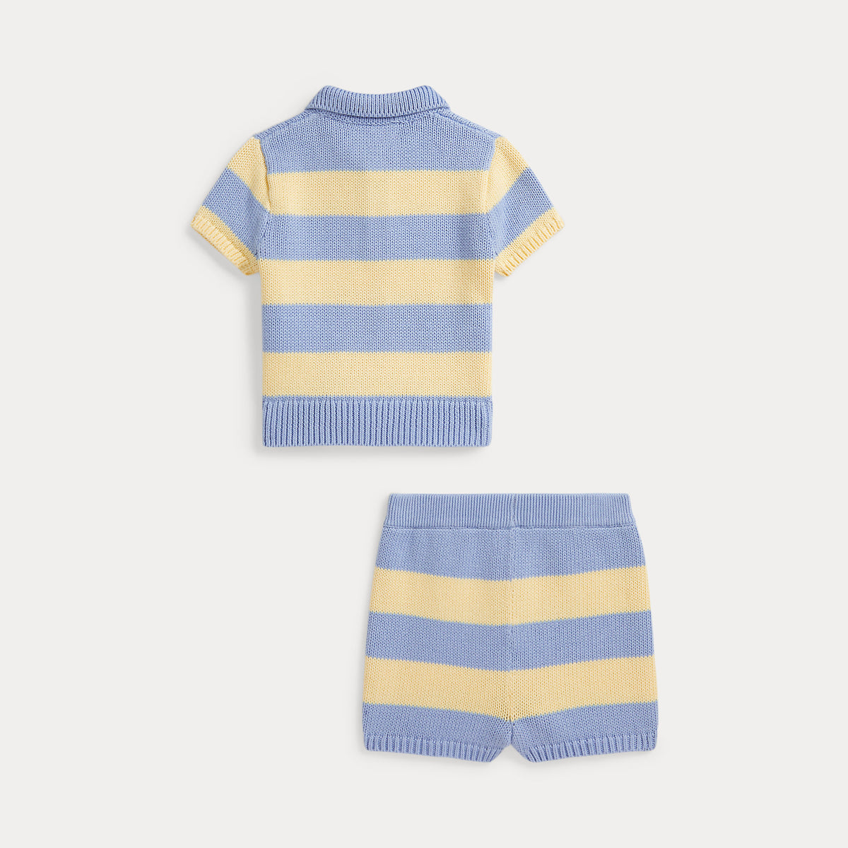 Ralph Lauren Baby Boys Stripe Polo and Short Set | Casa Childrenswear