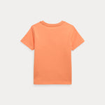Cotton Jersey Crewneck T-Shirt Orange