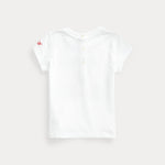 Ralph Lauren Baby Girls Pink Bear T-Shirt | Casa Childrenswear