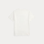 Ralph Lauren Boys Bear Print White T-Shirt | Casa Childrenswear