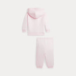 Baby Girls Pink Hoodie & Jogger Set