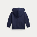 Ralph Lauren Baby Boys Navy Full Zip Hoodie | Casa Childrenswear