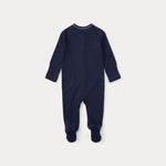 Ralph Lauren Baby Boys Navy Babygrow | Casa Childrenswear
