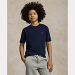 Ralph Lauren Boys Navy Logo T-Shirt | Casa Childrenswear