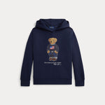 Ralph Lauren Boys Bear Print Navy Hoodie | Casa Childrenswear