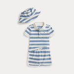 Ralph Lauren Baby Boys Stripe Short Set with Hat | Casa Childrenswear