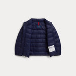 Ralph Lauren Boys Navy Woven Bomber Jacket - detail view
