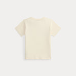 Ralph Lauren Boys Cream Bear T-Shirt - detail view