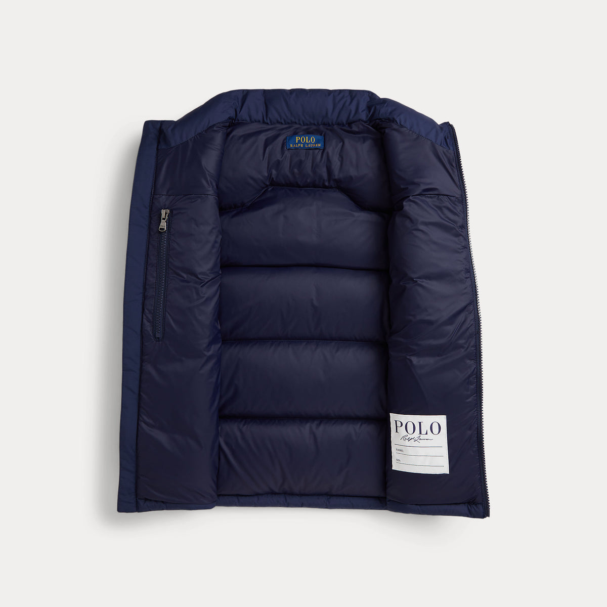 Boys Navy Down Gilet