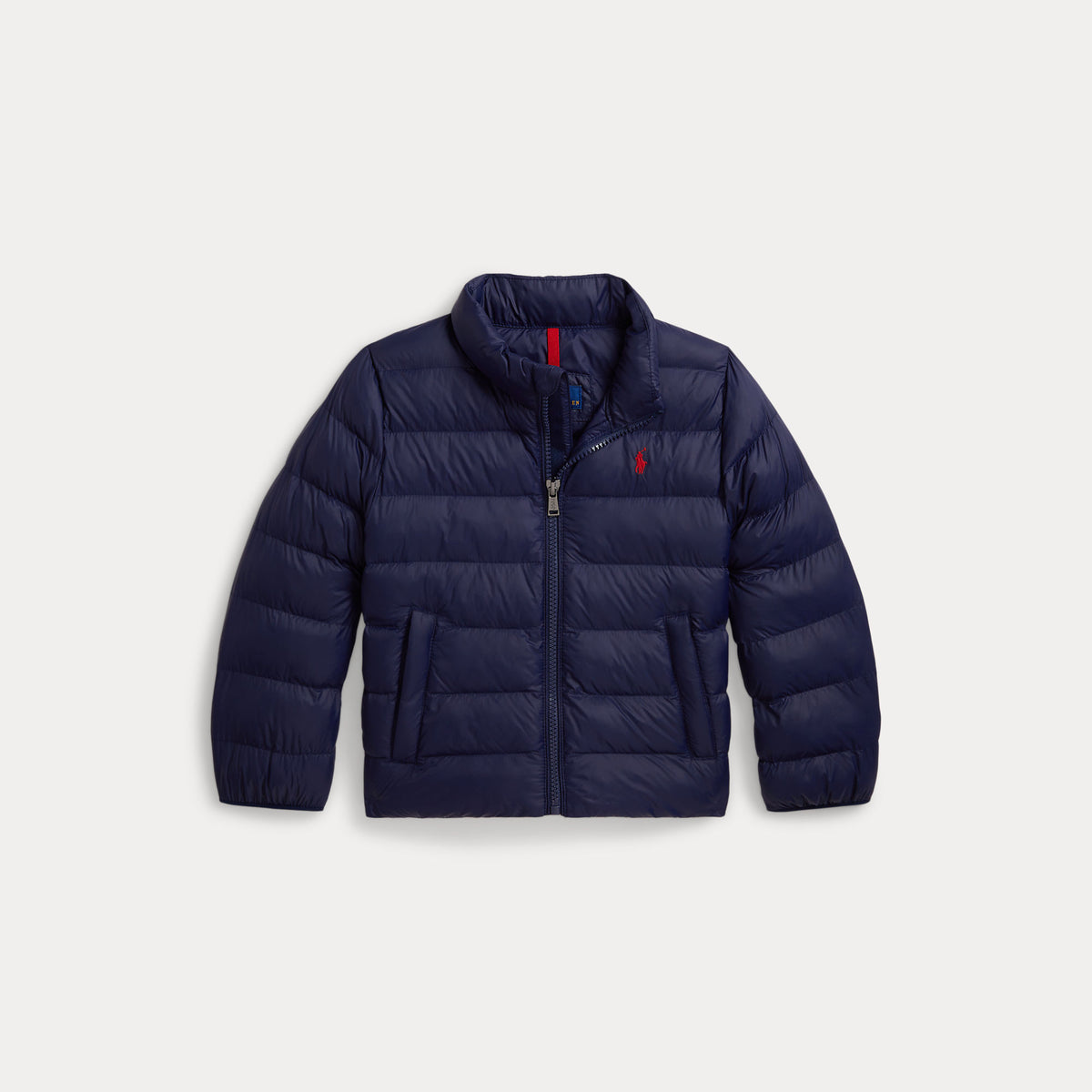 Ralph Lauren Boys Navy Woven Bomber Jacket - front view