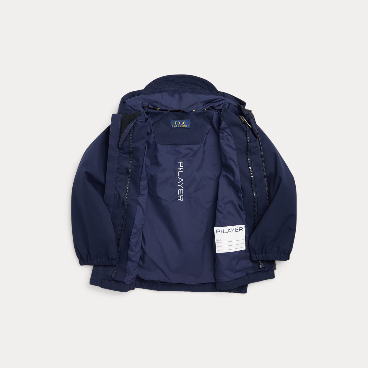 Ralph Lauren Boys Navy Shell Windbreaker - detail view