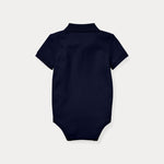 Ralph Lauren Baby Boys Navy Short Sleeve Romper | Casa Childrenswear