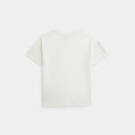 Ralph Lauren Boys Ivory Cotton Big Pony Logo T-Shirt | Casa Childrenswear