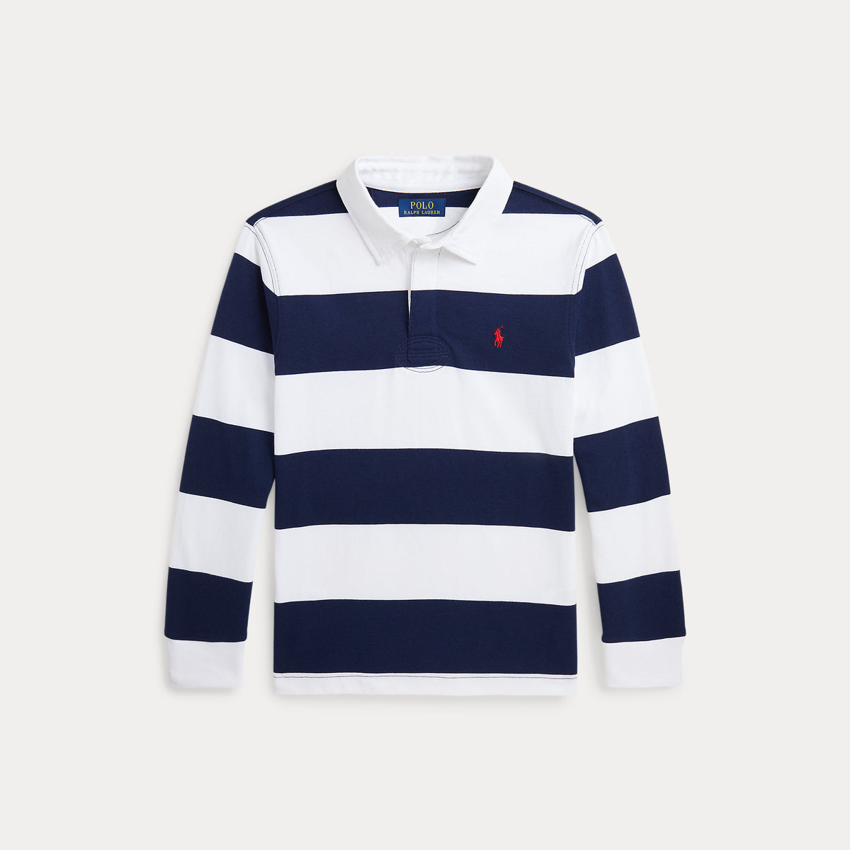 Boys Striped Rugby Shirt