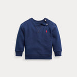 Ralph Lauren Baby Boys Navy Sweatshirt | Casa Childrenswear