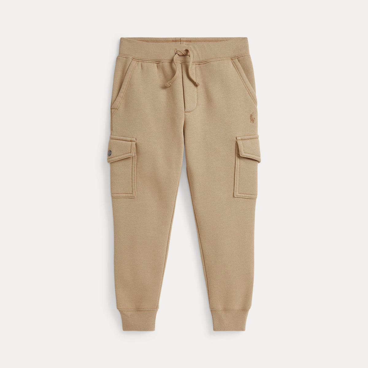 Boys Khaki Cargo Joggers