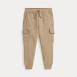 Boys Khaki Cargo Joggers