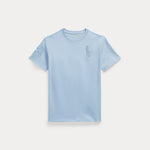 Ralph Lauren Boys Pale Blue T-Shirt with Big Pony Logo | Casa Childrenswear