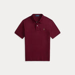 Ralph Lauren Boys Classic Wine Polo - front view