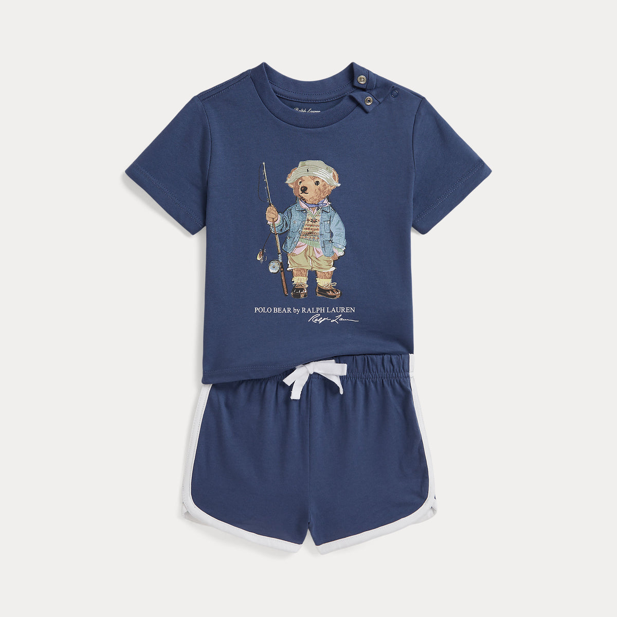 Baby Boys Navy Short Set