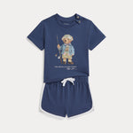 Baby Boys Navy Short Set
