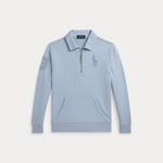 Ralph Lauren Boys Pale Blue Big Polo Sweatshirt | Casa Childrenswear