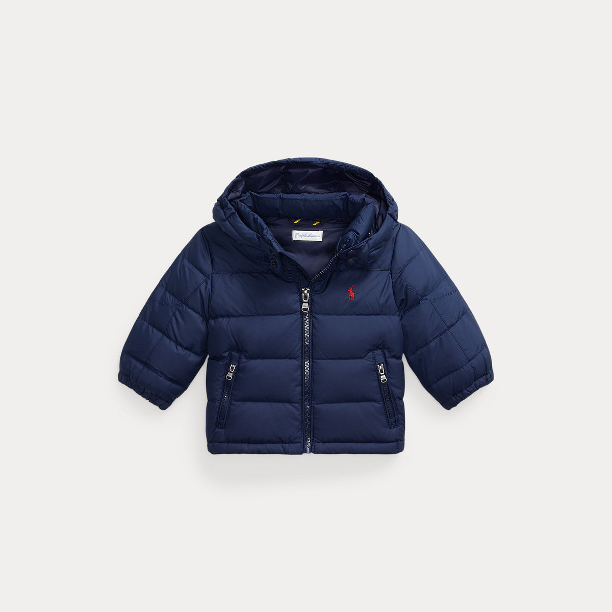 Ralph Lauren Infant Boys Navy Bomber Jacket - front view