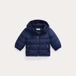 Ralph Lauren Infant Boys Navy Bomber Jacket - front view